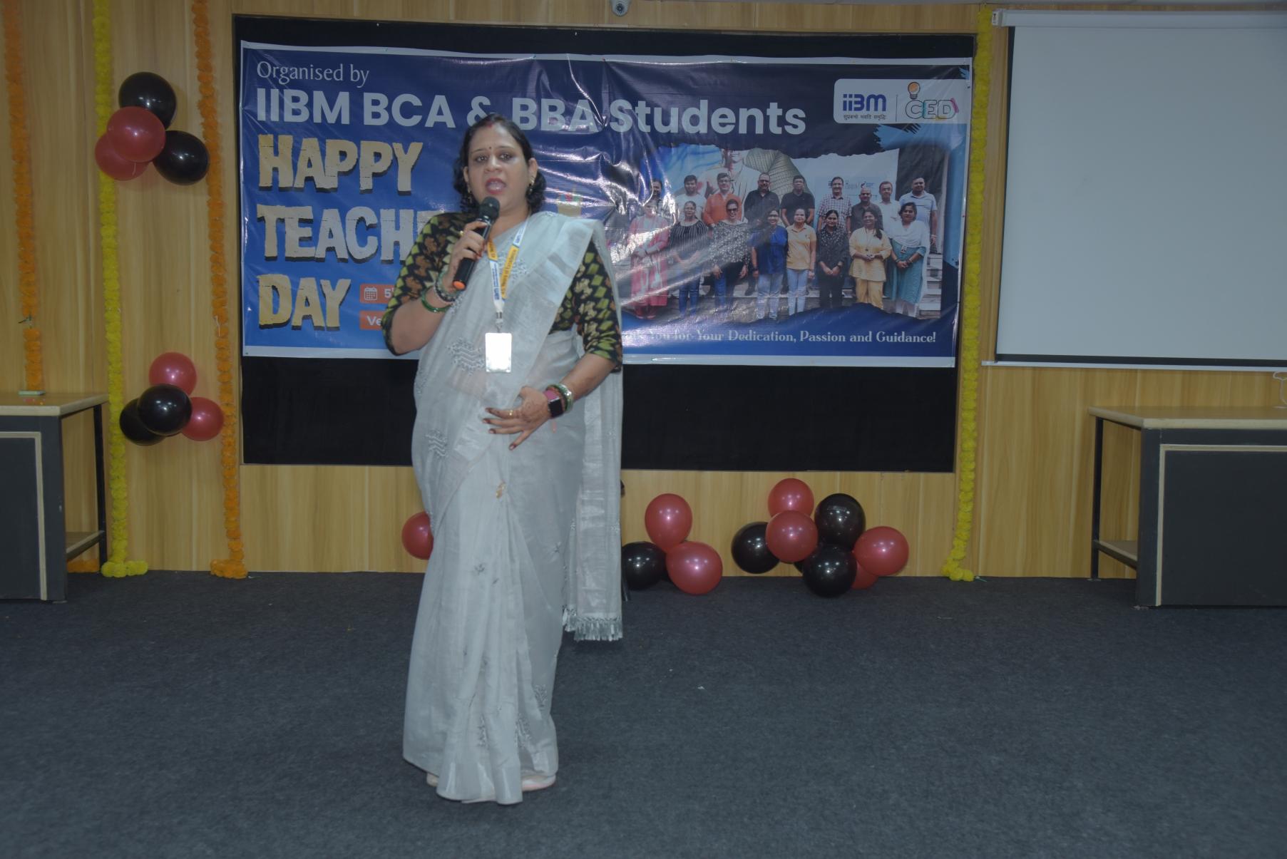 Teacher’s Day Celebration at IIBM – Honouring Educators with Joy and Gratitude